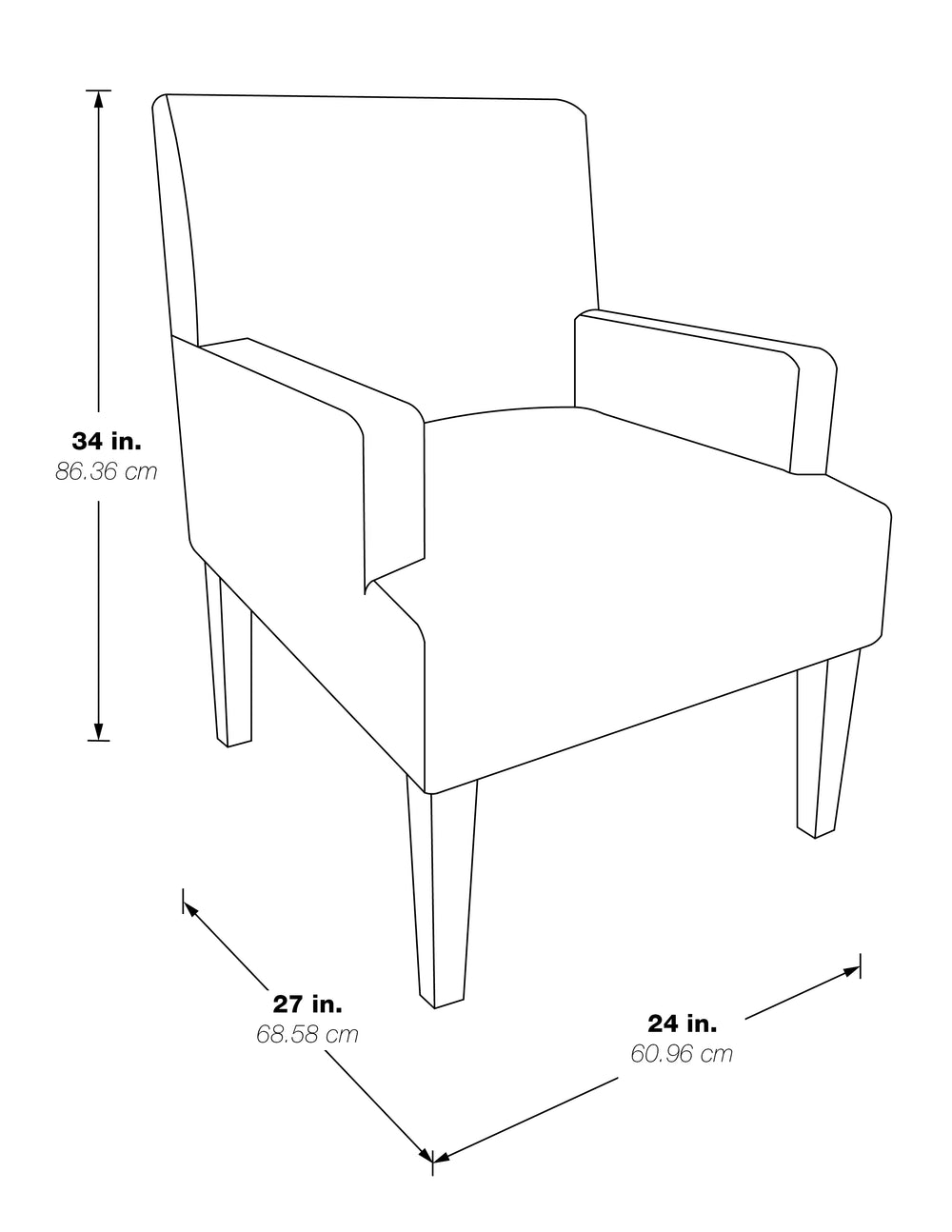 OSP Home Furnishings Main Street Guest Chair Wheat
