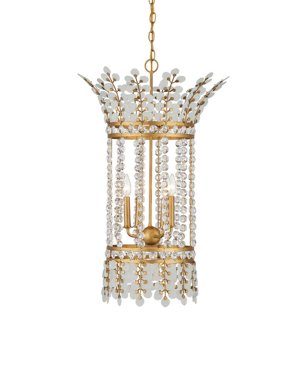 Currey & Company Bradshaw Chandelier - Elegant Art Deco Design With Crystal Accents For Timeless Illumination And Style Gold Glass ,Crystal ,Wrought Iron 9000-1296-currey-company