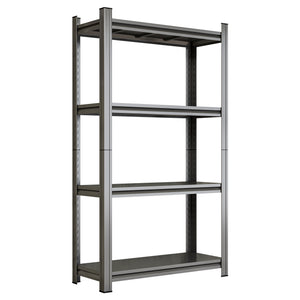 English Elm 4-tier Heavy Duty Steel Shelving Unit Adjustable Garage Organization Rack Matte Black W1831P401023