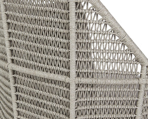 Sunpan Andria Outdoor Lounge Chair - Modern Design with Durable Teak Base and Weather-Resistant Fabric Palazzo Taupe