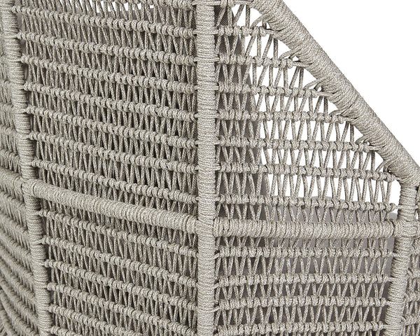 Sunpan Andria Outdoor Lounge Chair - Modern Design with Durable Teak Base and Weather-Resistant Fabric Palazzo Taupe