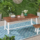 Christopher Knight Home® - Noble House - Carlisle Outdoor Eight Seater Iron Dining Table