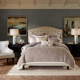 Madison Park Signature Shades of Grey Modern/Contemporary Comforter Set MPS10-257 Grey