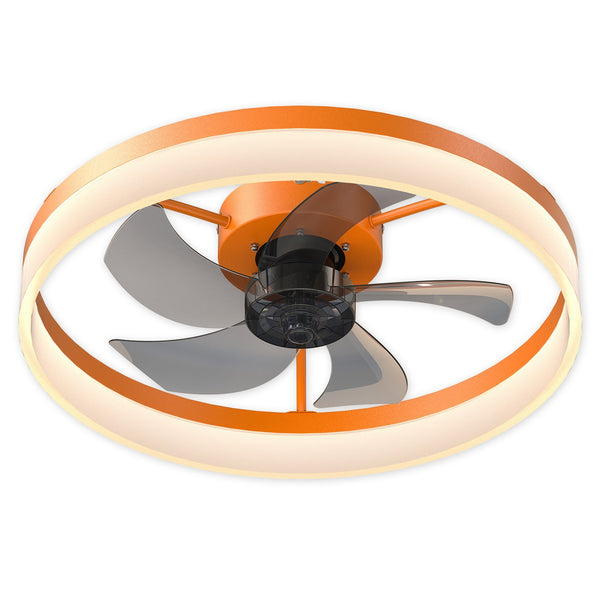 English Elm Ceiling Fans With Dimmable Led Lights - Modern, Slim Design For Quiet Comfort & Adjustable Styles W2312P374762
