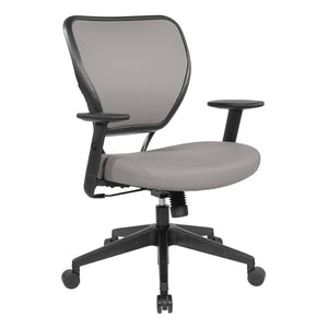 OSP Home Furnishings Silver Ion Antimicrobial Ergonomic Office Chair with Lumbar Support and Adjustable Arms Stratus 5500D-R103