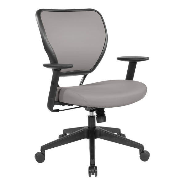 OSP Home Furnishings Silver Ion Antimicrobial Ergonomic Office Chair with Lumbar Support and Adjustable Arms Stratus 5500D-R103
