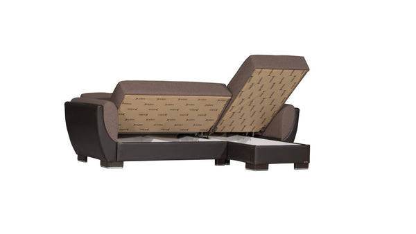 English Elm Primenest Skyhaven Upholstered Convertible Chaise Lounge With Storage - Stylish & Versatile Comfort! B030P303524-GIGA