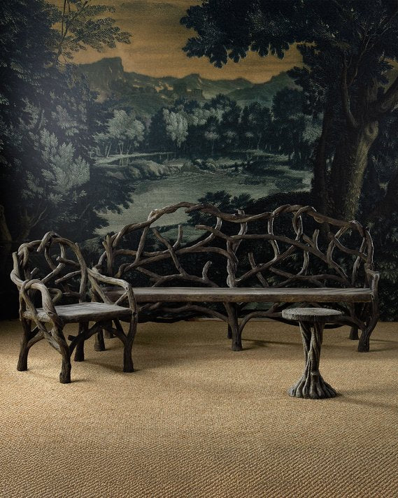 Currey & Company  Brown Concrete ,Wrought Iron 2000-0046-currey-company