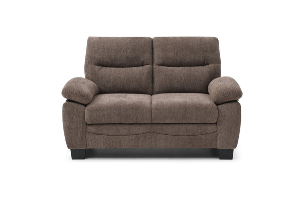 English Elm Summerton Plush Loveseat with Soap-Top Arms, Chenille Upholstery and Foam-Encased Coil Support Brown 31 L x 60 W x 15 H B078P349525