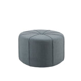 Madison Park Ferris Traditional Oval Ottoman MP101-0199 Blue