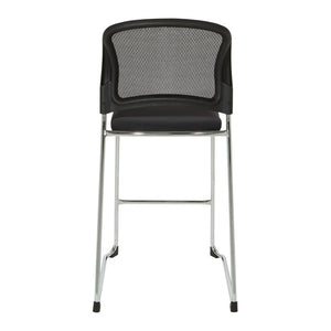 OSP Home Furnishings Tall Stackable Upholstered Guest Chair for Training Rooms and Flexible Workspace Seating 88627C2-30