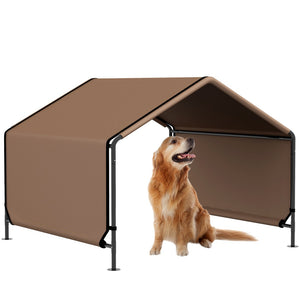 English Elm Pawhut Portable Dog Shade Shelter - Water-Resistant Tent For Outdoor Adventures, Easy Setup & Travel W2225P217600-GIGA