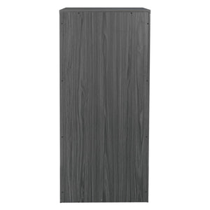 OSP Home Furnishings Store Cabinet with Adjustable Shelves and Hanging Rod for Retail Backroom Organization NAP-161-SGW