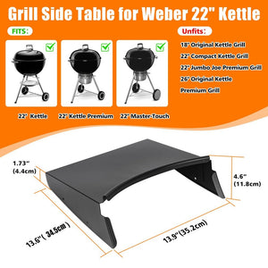English Elm Outdoor Grill Station Caddy with Hooks Towel Holder Plate Storage for Cookouts W2181P481703