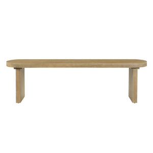English Elm Indoor Solid Pine Dining Bench Seats Three Adults Farmhouse Style Kitchen Seating N779P329126N