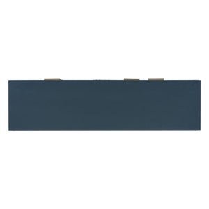 English Elm U_Style Minimalist Wave-Pattern Sideboard - Stylish Storage Solution For Hallways And Living Spaces N711P235893V-GIGA