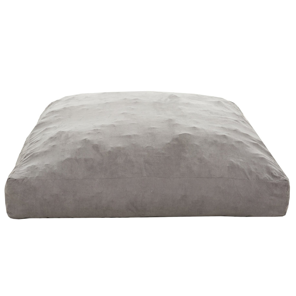 English Elm Convertible Shredded Memory Foam Bean Bag Chair 2-in-1 Sofa, Beige Corduroy Comfort for Reading Gaming Relaxation B2741P330119