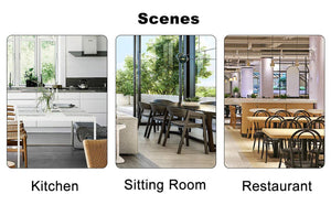 English Elm Table And Chair Set - Modern 38.6" Round Glass Dining Table With 4 Stylish Pu Chairs - Silver Legs W1151S03825-GIGA