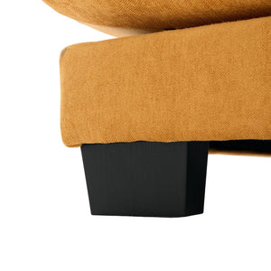 English Elm United U-Shaped Cloud Couch - 110" Chenille Sectional Sofa With Memory Foam & Double Chaise Comfort W1568S00213-GIGA