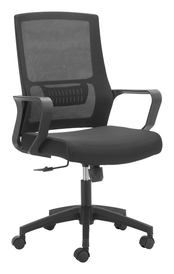 Zuo Modern Jett High Back Office Chair - Modern Design With Premium Mesh Fabric For Comfort In Any Space Black 60% Elastomer + 40% Polyester,Nylon 110839-zuo-modern