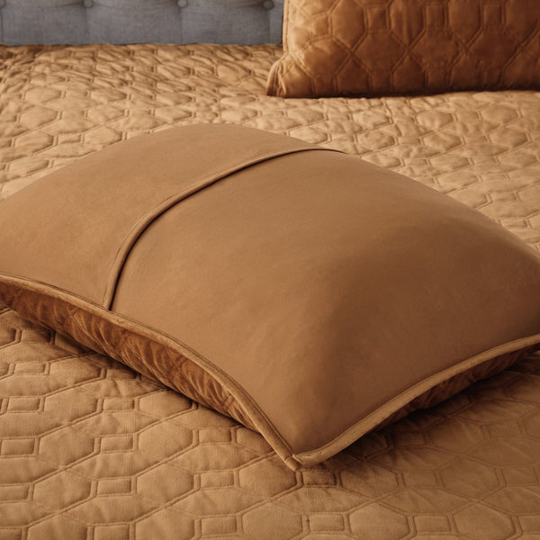 English Elm 3 Madison Park Harper Velvet Quilt Set Full/Queen with Antimicrobial Finish, Geometric Quilted Texture Rust 17.72 L x 16.14 W x 7.09 H B03597648