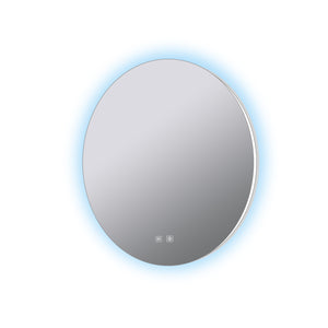 English Elm Nordica Round Led Backlit Vanity Mirror with Defogger for Modern Bathrooms B2731P478354