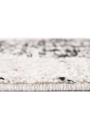 Unique Loom Aramis Selif Machine Made Tribal Rug Ivory, Black/Light Blue/Rust Red/Orange 12' 0" x 12' 2"