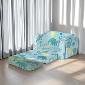 English Elm Toddler Modular Foam Play Couch Set for Kids — Compact Foldable Baby Sofa, Safe Durable, Easy-Clean (14.96x7.68x7.68) W1183P229938