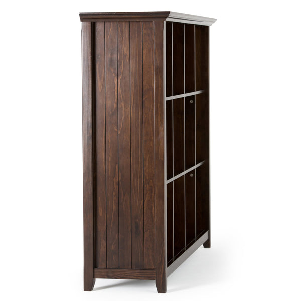 English Elm Acadian 12-Cube Storage Unit – Handcrafted Solid Wood In Brunette Brown For Stylish Organization B136P159412