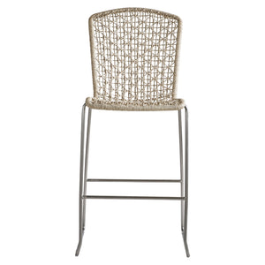Bernhardt Bernhardt Carmel All-Weather Bar Stool — Hazelnut Twisted Abaca Wicker On Powder-Coated 304 Steel X03584