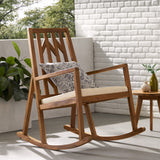 Christopher Knight Home® Noble House Nuna Rocking Chair With Cushion 5Cm