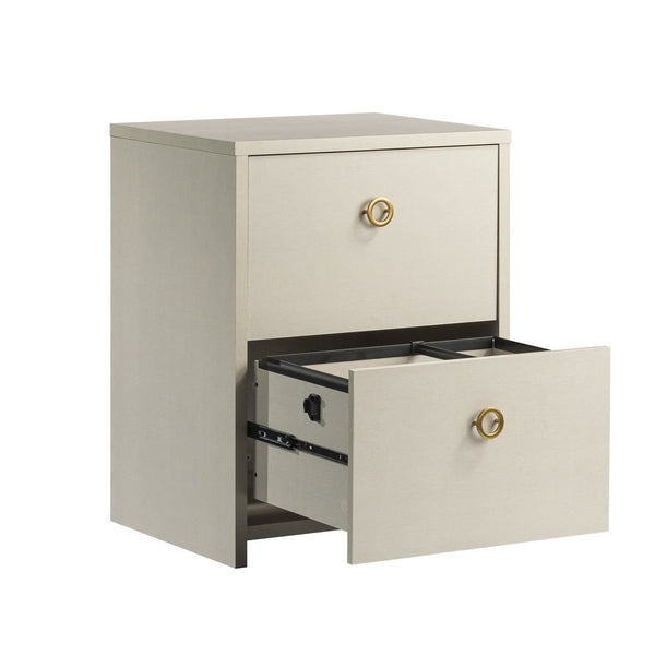 English Elm Lateral File Cabinet In Beige – Compact, Fully Assembled, Stylish Storage For Home Or Office Use B356P354474