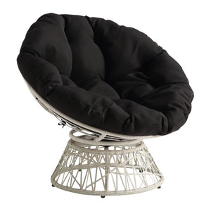 OSP Home Furnishings Papasan Chair Black