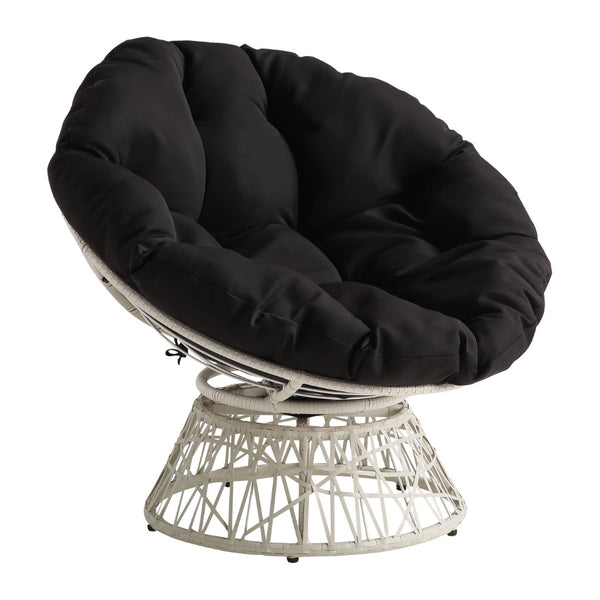 OSP Home Furnishings Papasan Chair Black