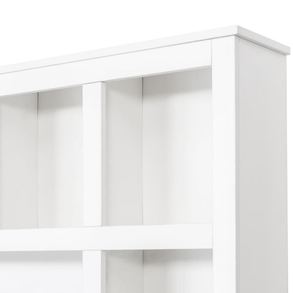 English Elm Farmhouse Hall Tree with Triple Arch Back Panel Eight Hooks Drawers and Entryway Bench N721S000044K-1