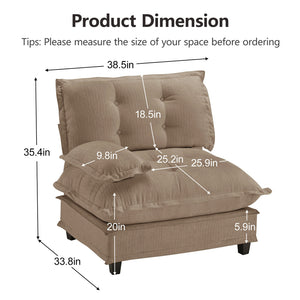 English Elm 73 Modular Chenille Sectional Sofa Configurable Layout Deep Seat Living Room Lounge W714P448392