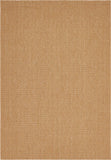 Unique Loom Outdoor Modern Links Machine Made Striped Rug Light Brown, Light Brown/Brown 8' 0" x 11' 4"