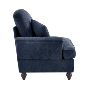 English Elm Sofa Cloud Style Chenille Upholstered Piece with Detachable Skirt and Modular Design W3041P332617