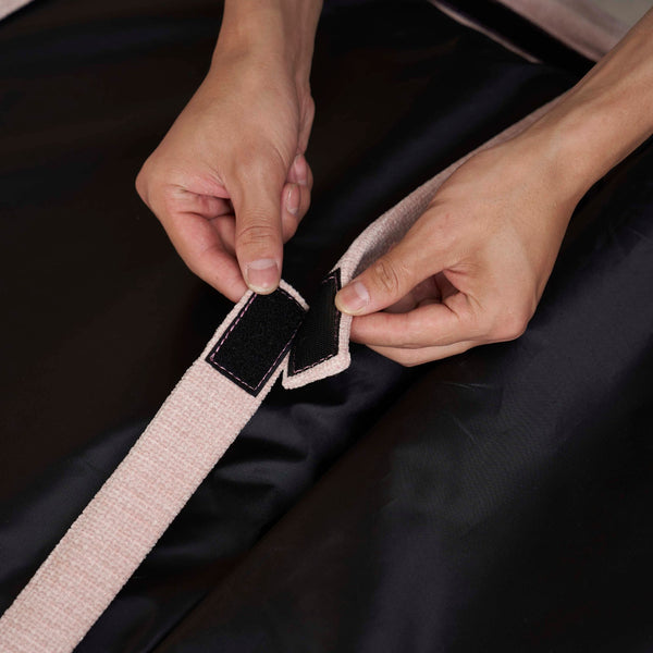 English Elm Convertible Fold-Out Double Sofa Bed with Thick Cushioning, Adjustable Backrest & Space-Saving Design Pink W244S00003