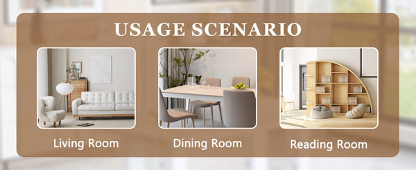 English Elm Table And Chair Set – Modern Glass Top Dining Table With 6 White Pu Chairs For Stylish Comfort W1151S03811-GIGA