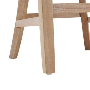 English Elm 27" Armless Counter Stools Set of 2 Padded Rubberwood Kitchen Island Seating N780P403744P