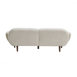 English Elm 83.5 In. Three Seat Boucle Sofa with Looped Texture and Lumbar Support for Living Rooms N773IS00035B