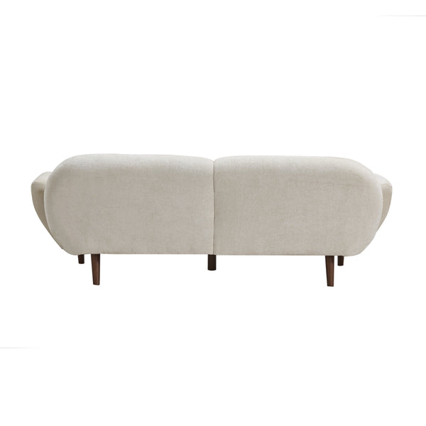 English Elm 83.5 In. Three Seat Boucle Sofa with Looped Texture and Lumbar Support for Living Rooms N773IS00035B