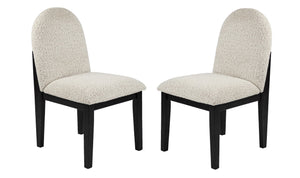 English Elm Traditional 7-Piece Dining Set With Trestle Table & 6 Plush Chairs - Expanding Butterfly Leaf Design B011S01803-GIGA