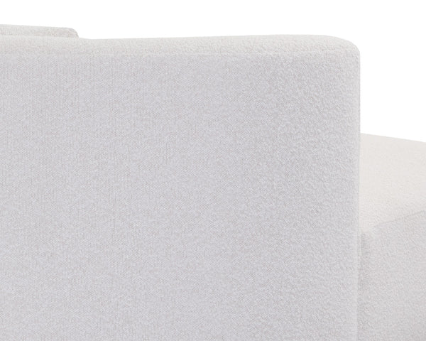 Sunpan Laken Sofa Chaise - Elegant Boucle Upholstered Design for Maximum Comfort and Modern Living Spaces Right Arm Facing - 159W x 70.5D x 30H