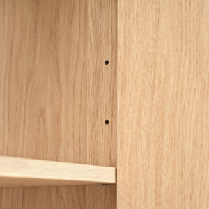 English Elm [cabinet Only] 58 Inch Double Sink Vanity Base Wood Grain Mdf Soft Close Storage N759S425429N