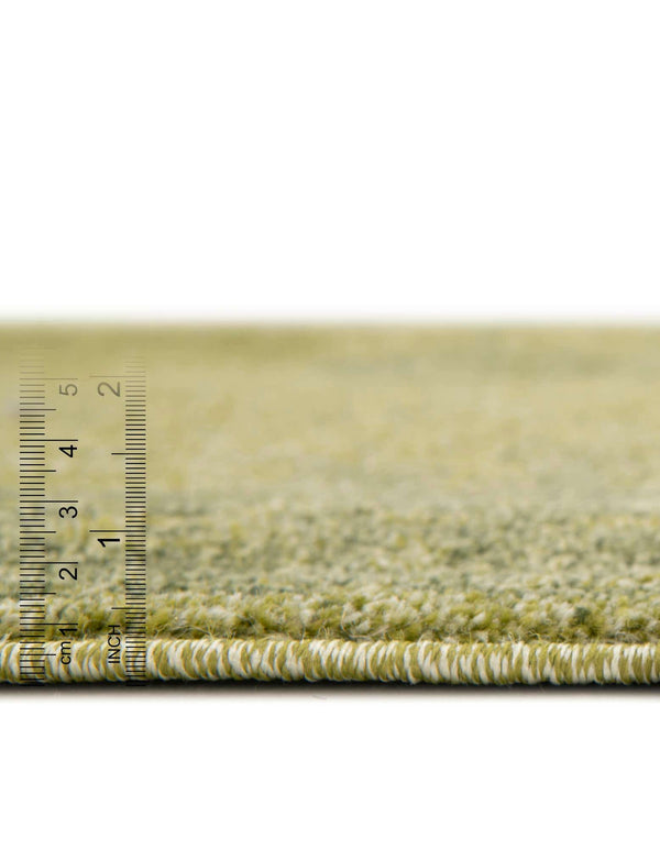 Unique Loom La Jolla Floral Machine Made Floral Rug Green, Green/Light Green 7' 10" x 11' 0"