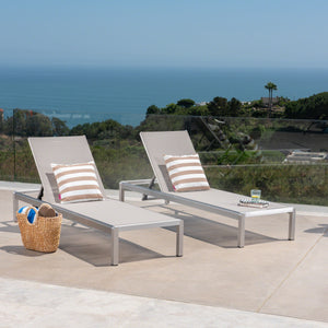 English Elm Christopher Knight Home® - Cape Coral Kd Chaise Lounge Set – Stylish Outdoor Comfort With Adjustable Positions & Wheels 57592.00MP2