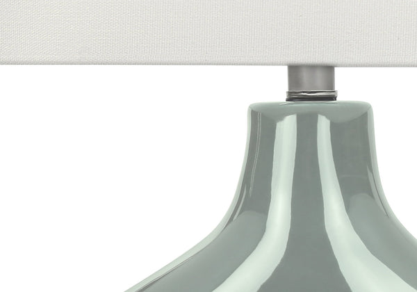 English Elm Lighting, Sculptural Arch Ceramic Table Lamp Matte Black Base Ivory Fabric Shade Modern B2710P461830