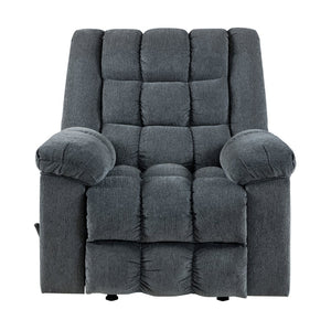 English Elm Gentle Rocking Reclining Chair with Chenille Upholstery, Ultra-Comfort Seat, Smooth Motion Recliner for Living Room Relaxation and Support Gray 41 L x 32 W x 29 H B011P347319
